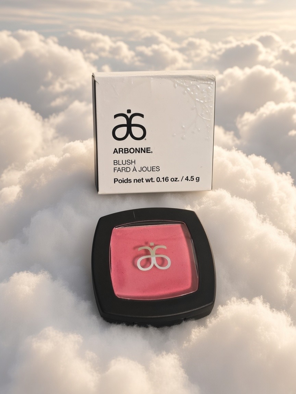 ARBONNE BLUSH 0.16 OZ. / 4.5 g TAFFETAS PINK NIB